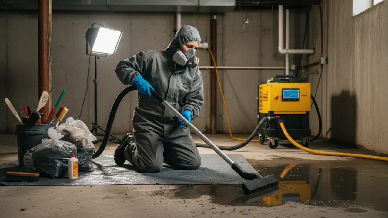 How to clean sewage spills safely and effectively