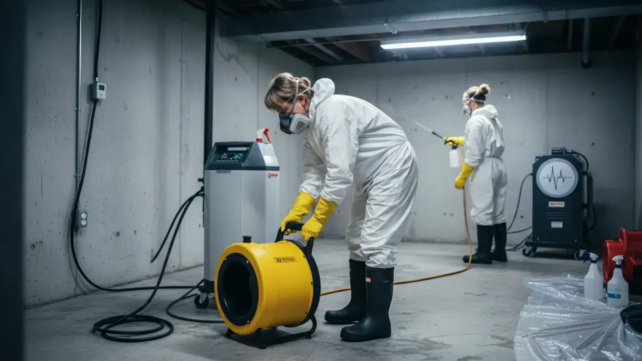 Local Sewage Cleanup team in meridian